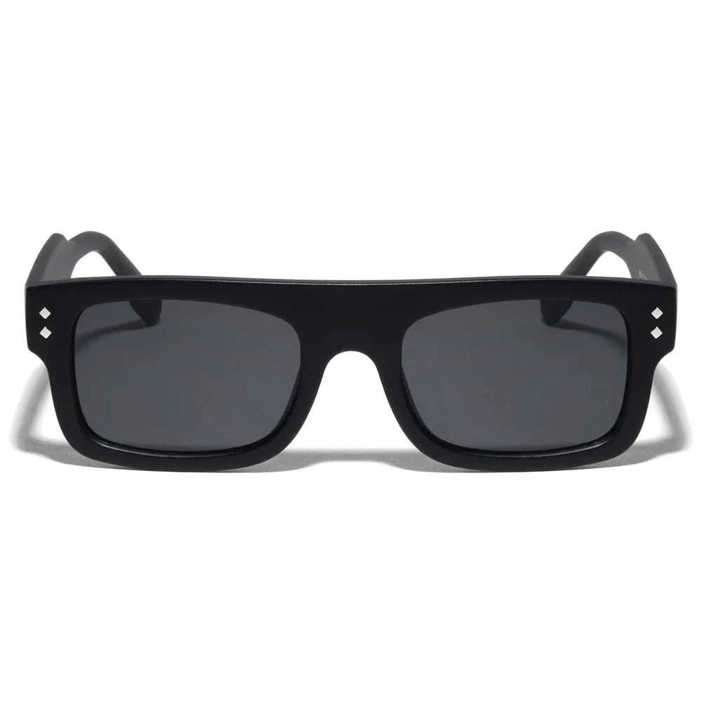 2025 Square Black Sunglasses 80's 90's Street Style Neutral Luxury‎ UV400 Lentes